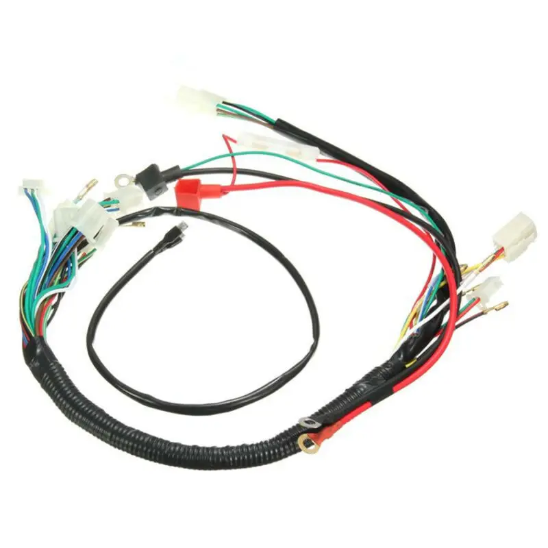 

1 X Quad Quad Wire Harness 18 Gauge Wire AS The Picture Show Harness Parts Replacement 1pc 50/70/90/110cc/125cc