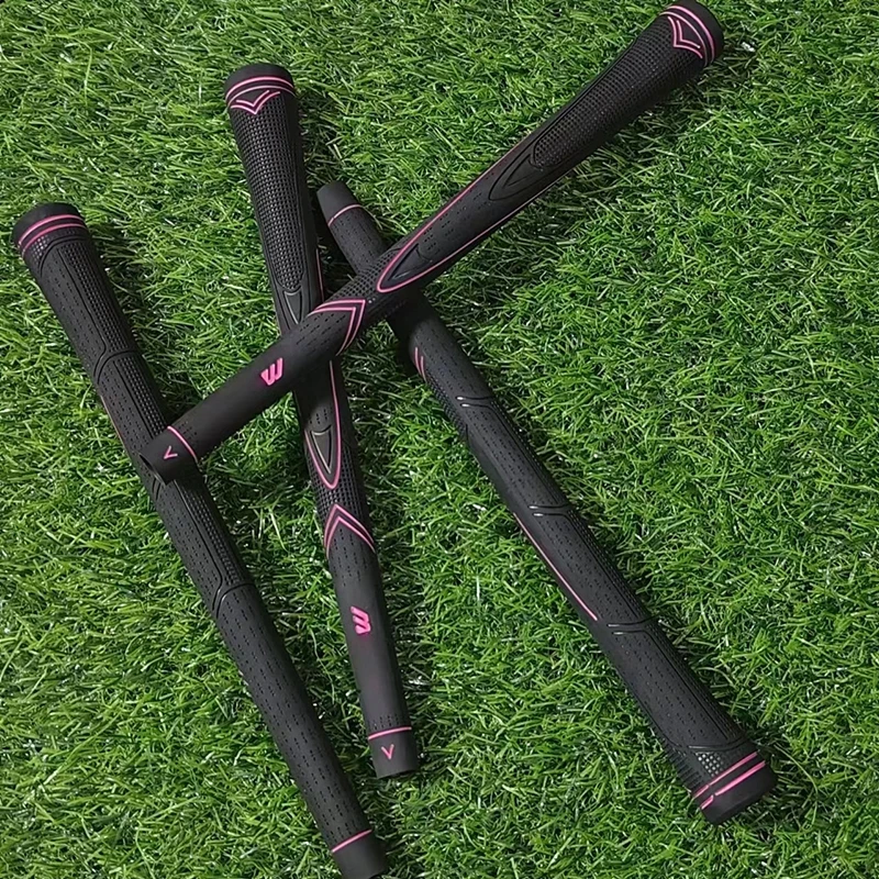 Golf Club Grips Women's Standard 58R Soft Non-slip Ladies  Golf Irons/Fairway Wood Grips Pink/black