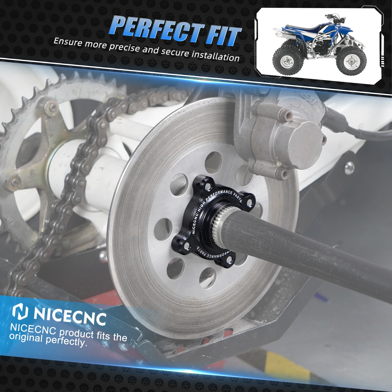 1PC Disc Brake Hub Bracket For Yamaha Blaster 200 1988-2002