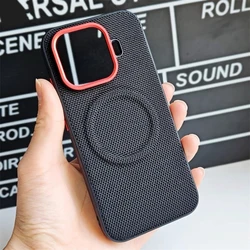 Enhanced Product Title:  
MagSafe - Compatible Shockproof Nylon Woven Leather Case for Vivo iQOO 15R (Black)