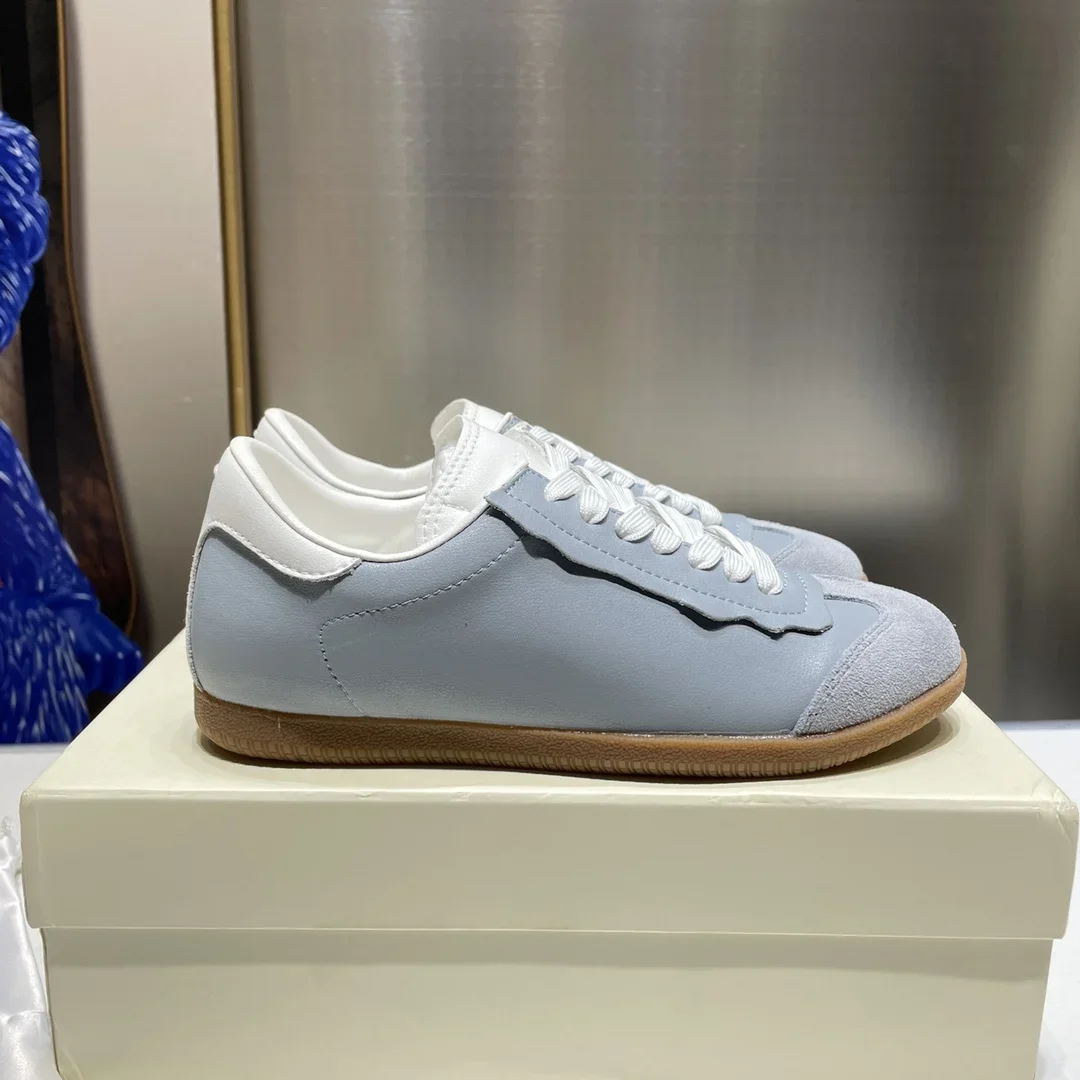 

Mmsix Men's Casual Shoes 2024 New Arrival Sheepskin Spliced Cow Suede Lace-up Sneakers Fashion Classic Breathable Wearproof Flat