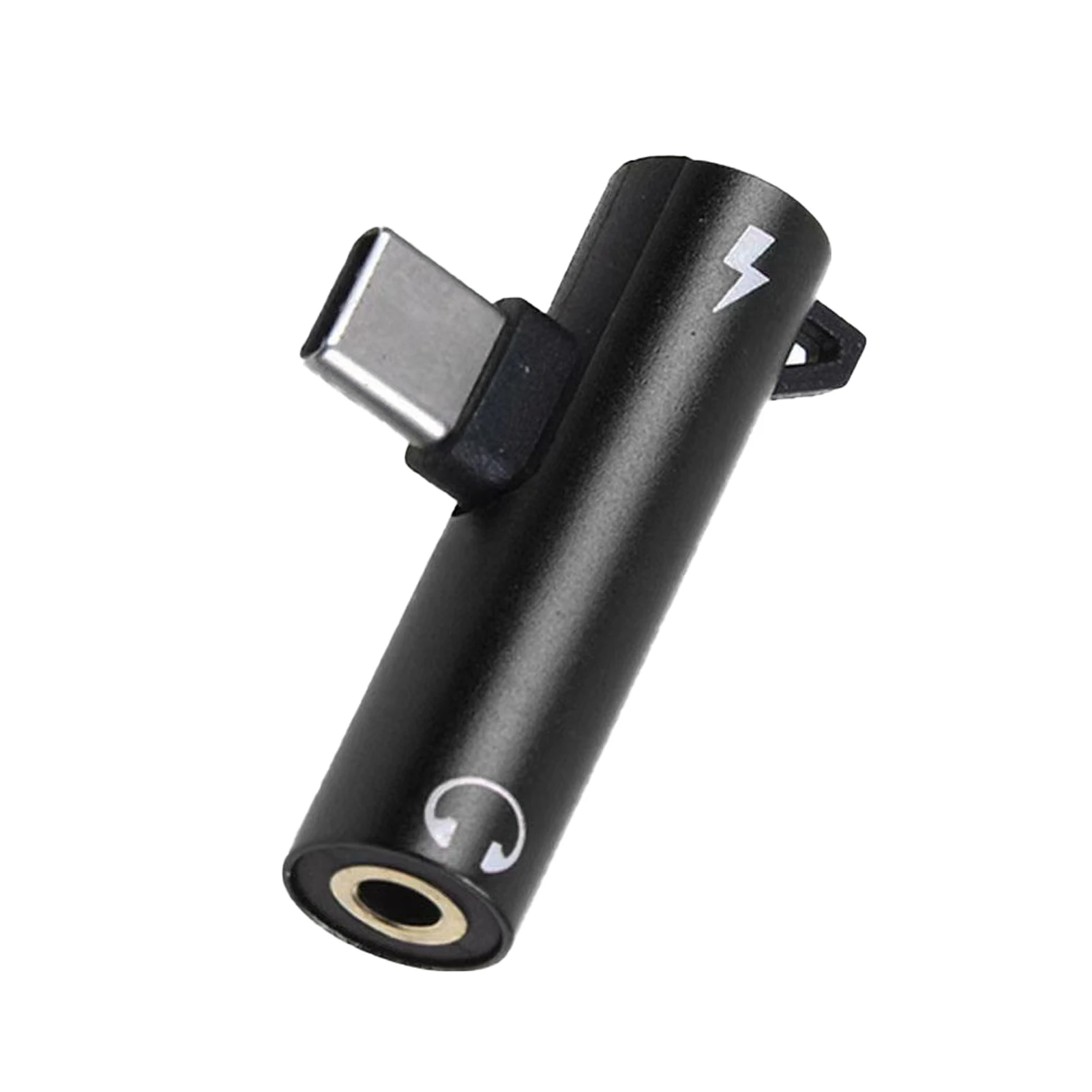 2 in 1 고속 충전 오디오 컨버터 휴대폰, USB C에서 3.5mm 플러그 플레이 헤드폰 잭 어댑터, 여성 가정 사무실 알루미늄 합금