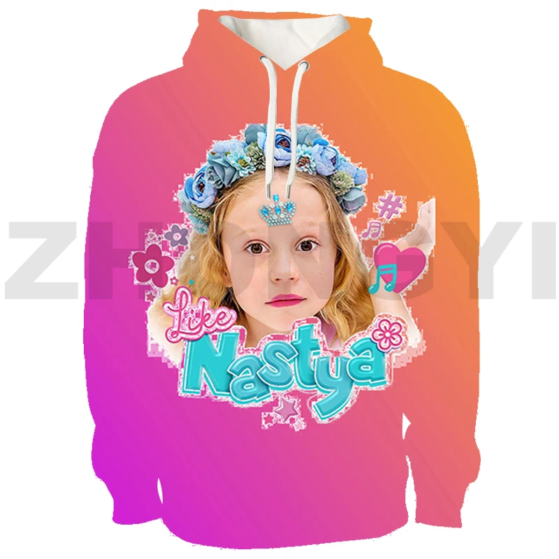 

Hot Sale 3D Like Nastya Pullovers Teens Girls Harajuku Anime Hoodie Kawaii Tracksuit Women Children Gifts Oversized Sweatshirt