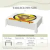 Custom Rectangular Waterproof Oil-Proof Curious George Cute Funny Tablecloth Table Covers 40"-44" Fit Brown Monkey Table Cloth 6
