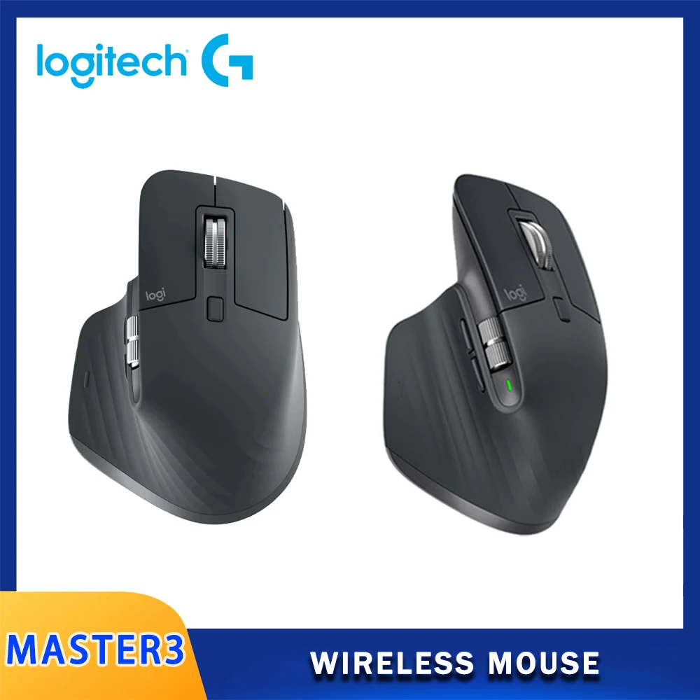 Logitech MX Master 3S / MX Master 3 Wireless Mouse 8000 DPI