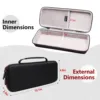 LTGEM EVA Hard Case for Canon Image FORMULA R10 Portable Document Scanner - Protective Carrying Storage Bag 5