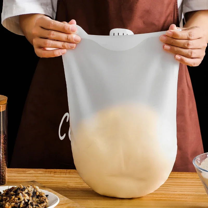 Food Grade Silicone Dough Kneading Bag Silicone Kneading Dough Bag Flour Mixer Mixer for Bread Pastry Pizza Tools