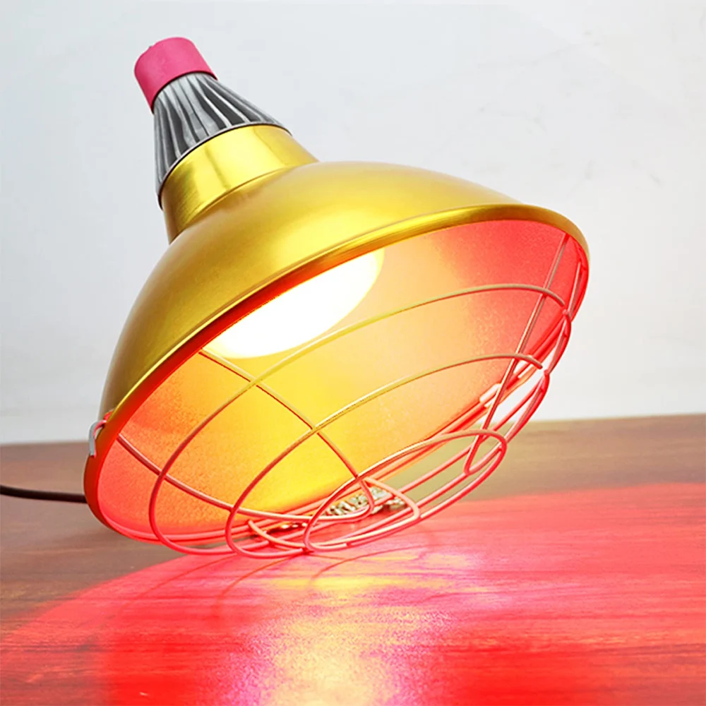 Veterinary Farm 220v Insulation Lampshade Brooding Chicks Heating Lamp Two-speed Temperature Adjustment Livestock Husbandry 2