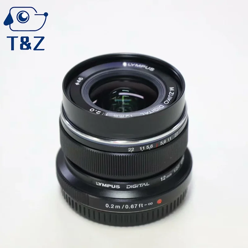 98%New Original M.ZUIKO DIGITAL ED 12mm F2 Lens For Olympus PEN OM-D EM10 EM5 EP5 EP3 EM10-1 OM5 EP7 EPM2 12 F2.0 M43 Mount Lens 3