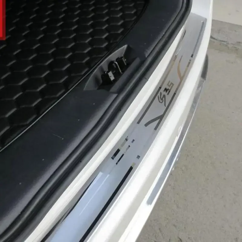 

Ультратонкий протектор из нержавеющей стали для заднего бампера CHANGAN CS35 2014-2017, внешняя защитная педаль, аксессуары