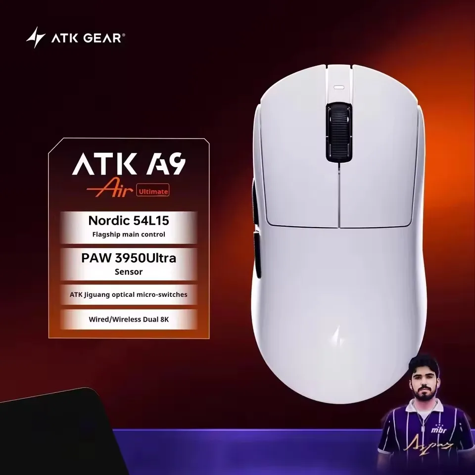 ATK A9 PLUS ULTRA Series Lightweight Wireless E-Sports Mouse