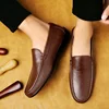 Men's Leather Casual Shoes High-quality New Classic Men's Commuting Business Shoes Interview Versatile Men's Driving Shoes 5