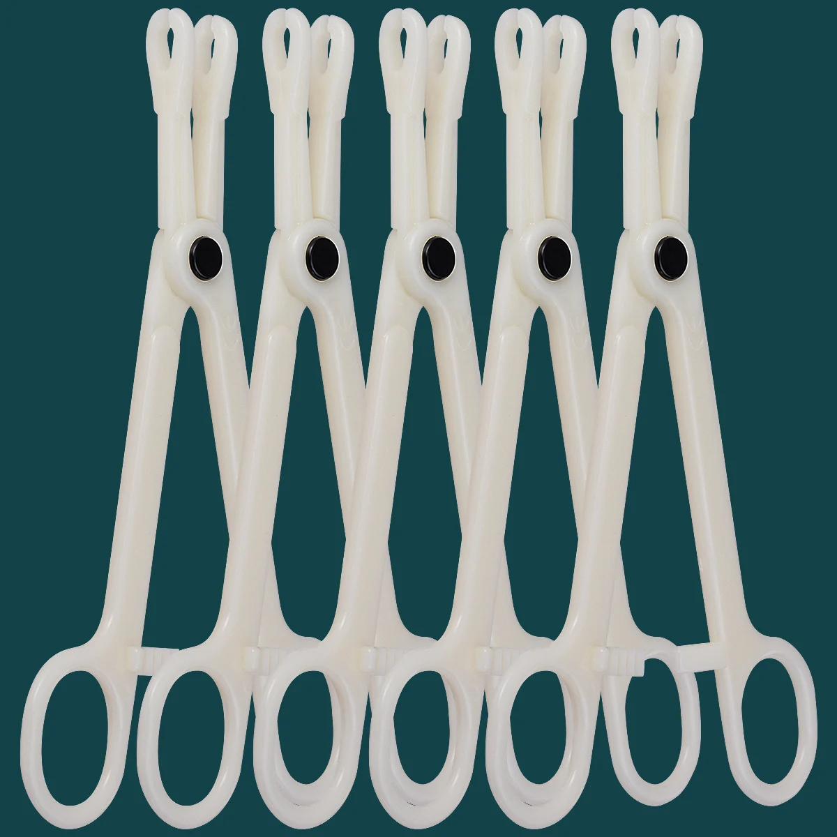1/4/5pcs Disposable Sterile Acrylic Piercing Forceps Tool Piercing Clamps for Ear Nose Navel Lip Body Jewelry Piercing Supplies