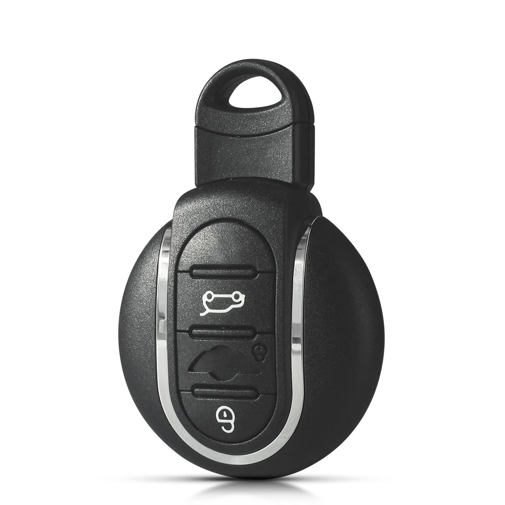 KEYYOU-3/4 버튼 자동차 키 케이스 홀더 스마트 원격 Fobs 커버 셸, BMW 미니 쿠퍼 F54 F55 F56 F57 F60 2015 2016 2017 2018