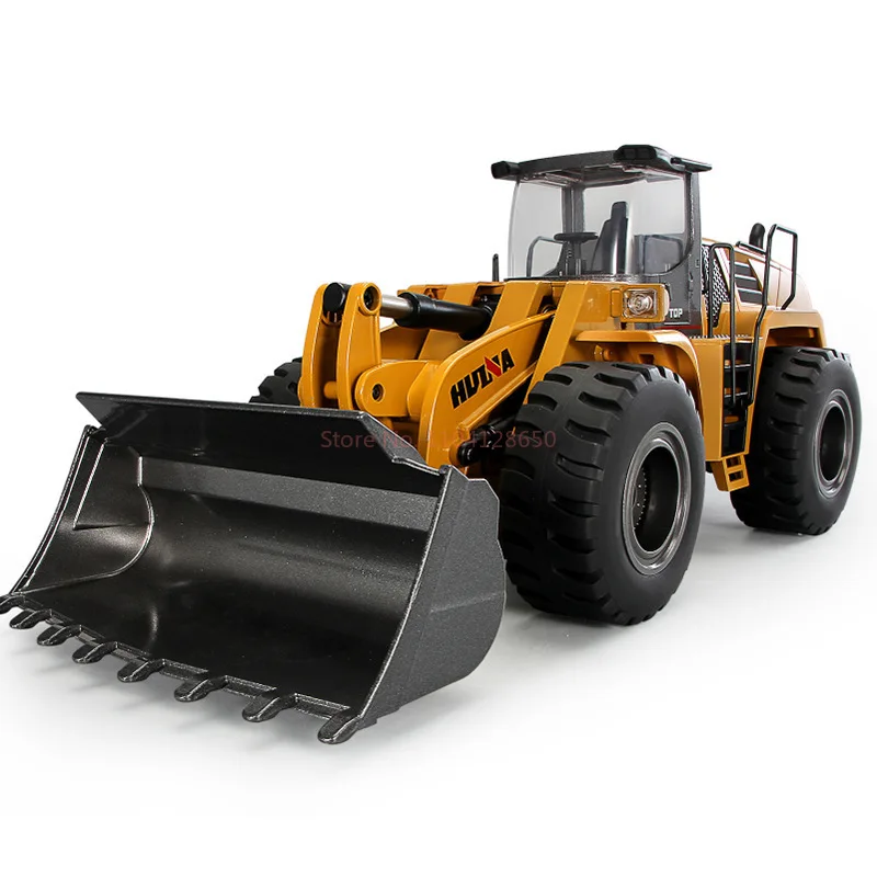 Huina 583 Bulldozer Bulldozer Remote Loading Vehicle Power Electric Semi Alloy Simulation Engineering Vehicle Model Game Gifts 4