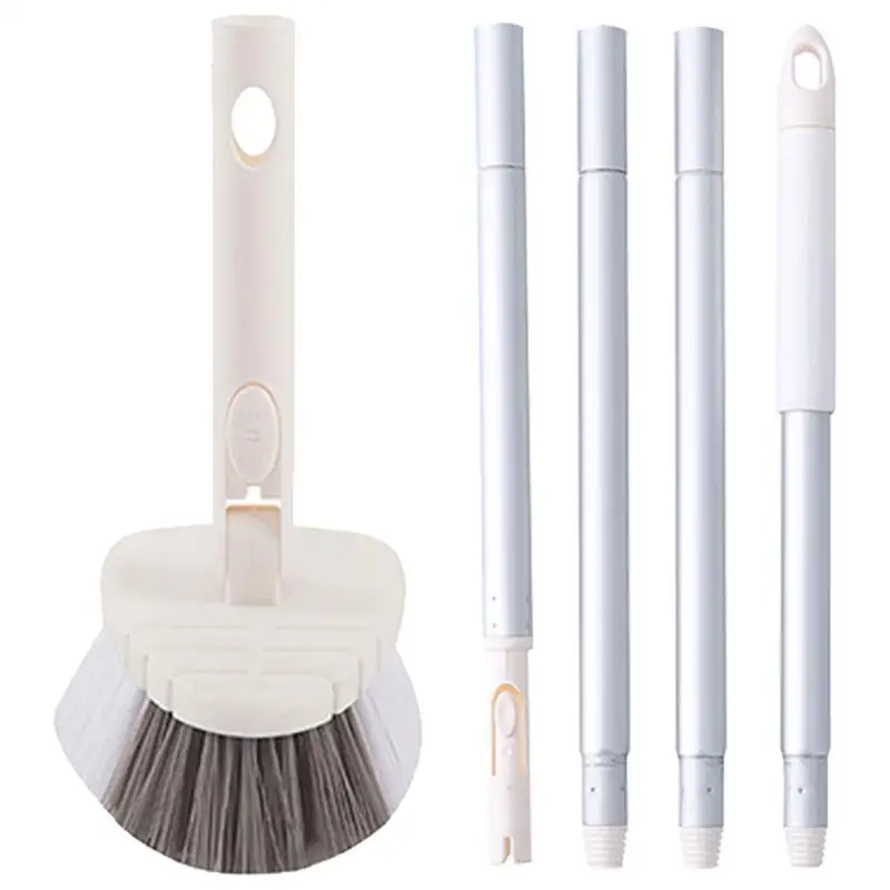 

Scrubber Brush With Long Handle For Tub Floor Tub Scrub Cleaning Extendable Brush Bathroom Scrub Brush For Tub Floor Tile Wall