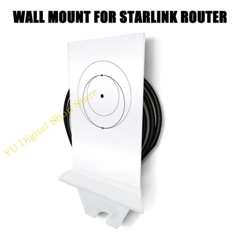 96ba White WiFi Router Schutzhalter Wandmontagehalterung für SpaceX Gen2 Router – Detail 9