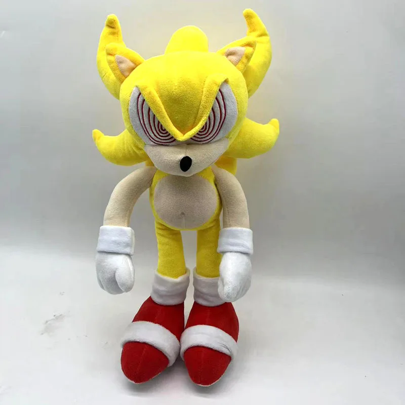 Super Sonic Hedgehog Amy Rose Knuckles Tails Peluche Bambola Action Figurine Da Collezione Modello Anime Giocattoli Figure Regalo 40Cm