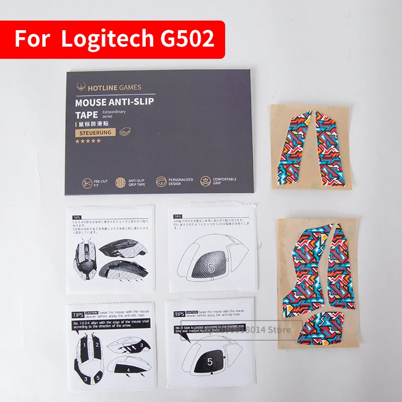 1 Confezione Di Giochi Hotline Originali Nastro Adesivo Colorato Per Mouse Per Logitech G502 Hero G502 Nastro Antiscivolo Per Mouse Da Gioco Wireless