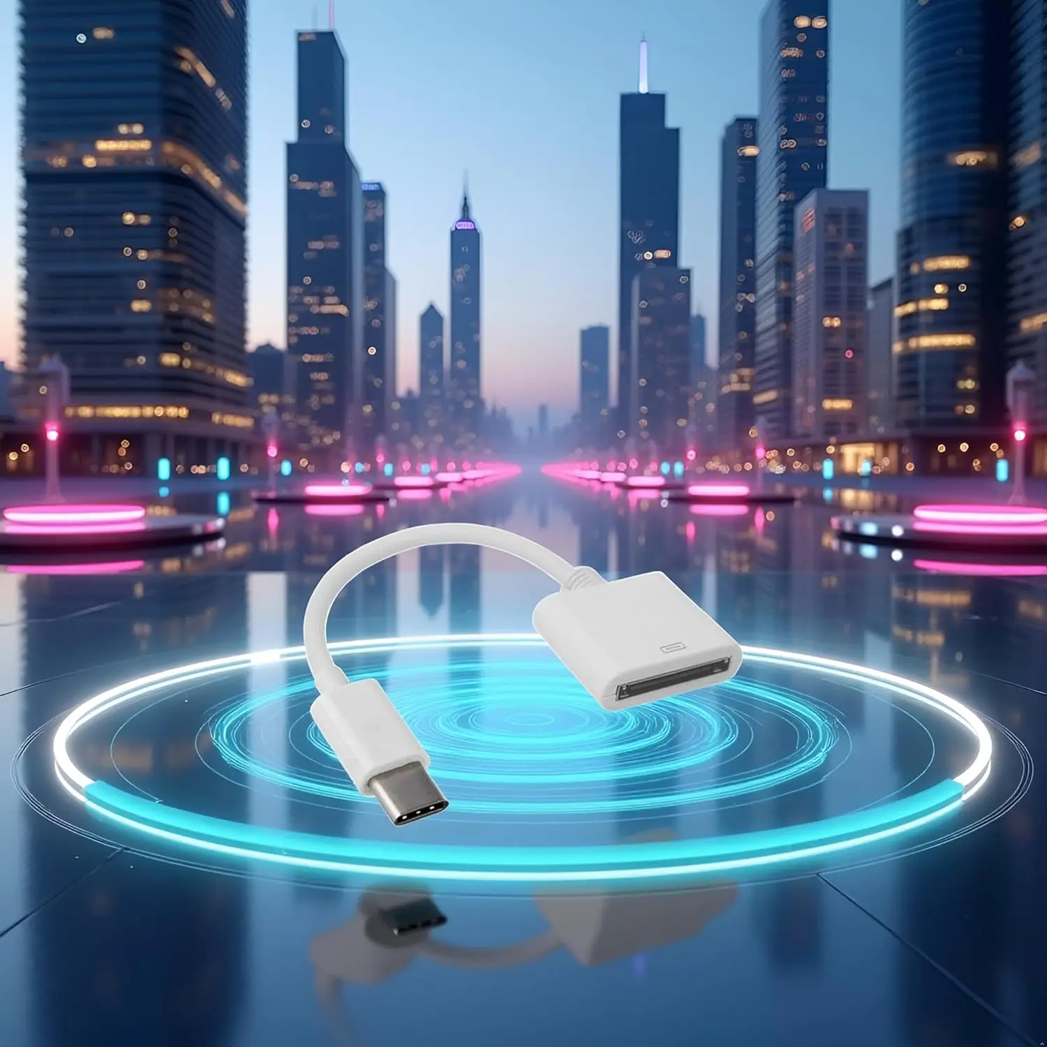 30pin Female to USB-C Sync Data Charging Adapter Cable USB Type C Cable USB Charging Cable USB Adapter