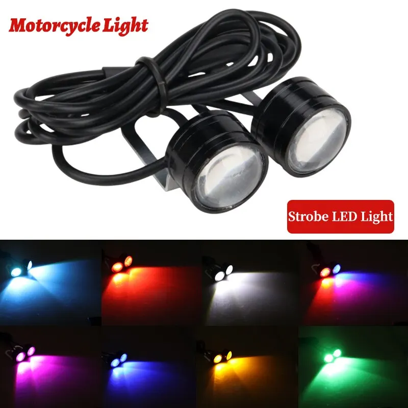 ไฟหน้า Strobe Eagle Eye สำหรับรถจักรยานยนต์ Daytime Running Light