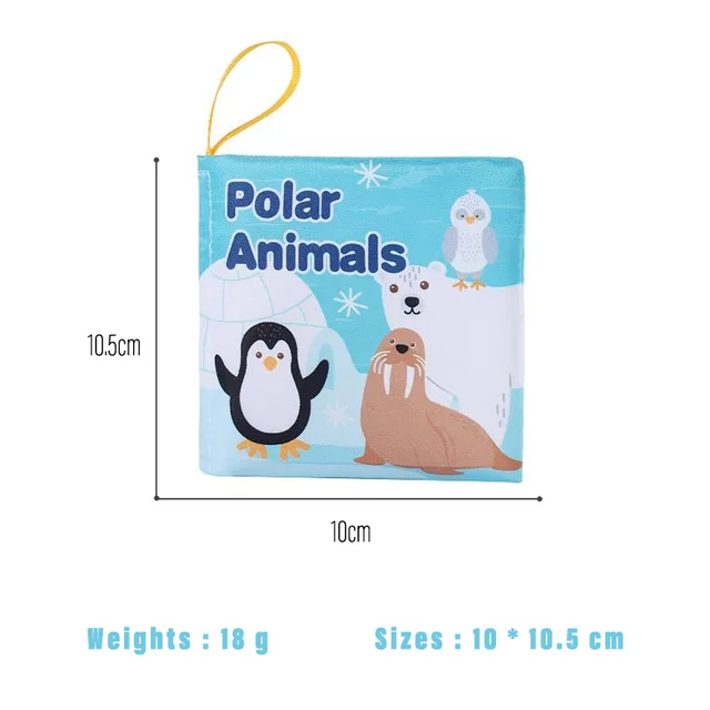 Soft Baby Sensory Cloth Book – Montessori Early Learning Toy for Infants 6