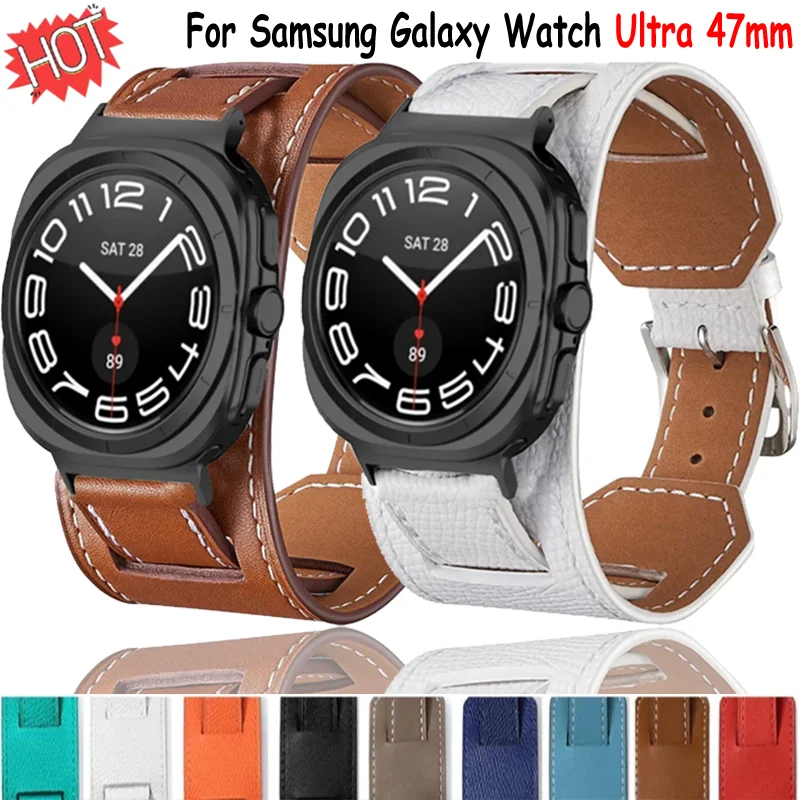 Premium Leather Breathable Strap - Fashion Bracelet