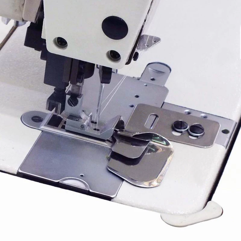 Industrial 2needle Chain Stitch Sewing Machine Hemmer, Lap Seam Folder, Turn Raw Edge Hemmer