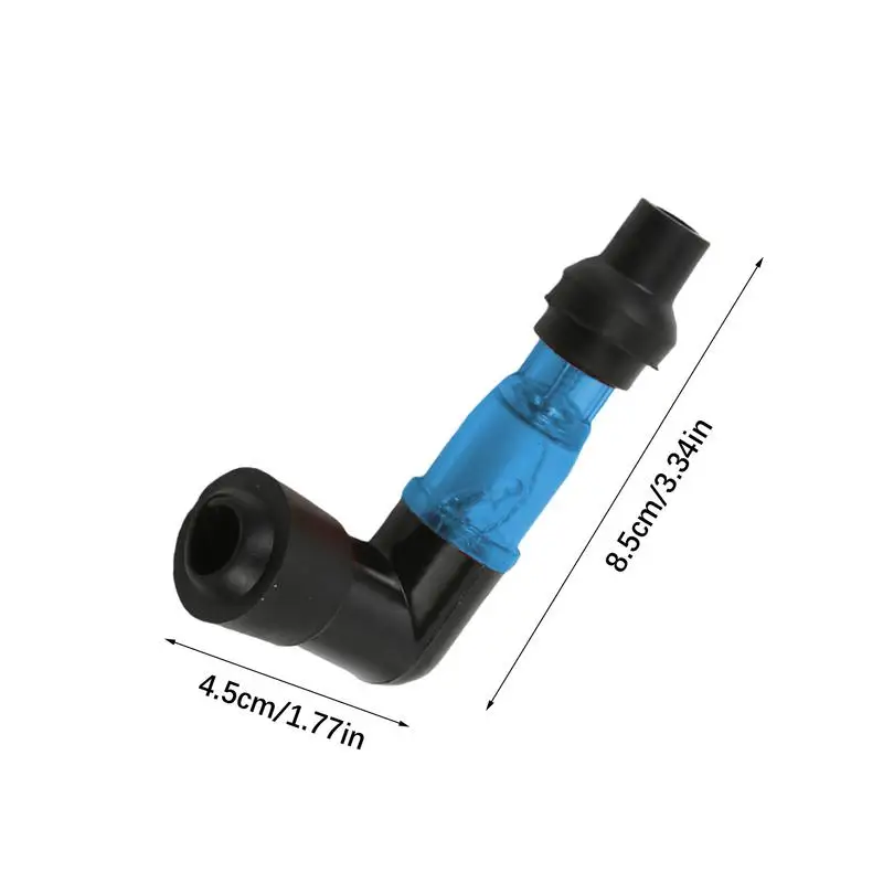 Motorcycle Flashing Spark Plug Cap Universall 90 Degree Motorcycle Ignition Spark Plug Cap Flash Spark Plug Resistor Cover