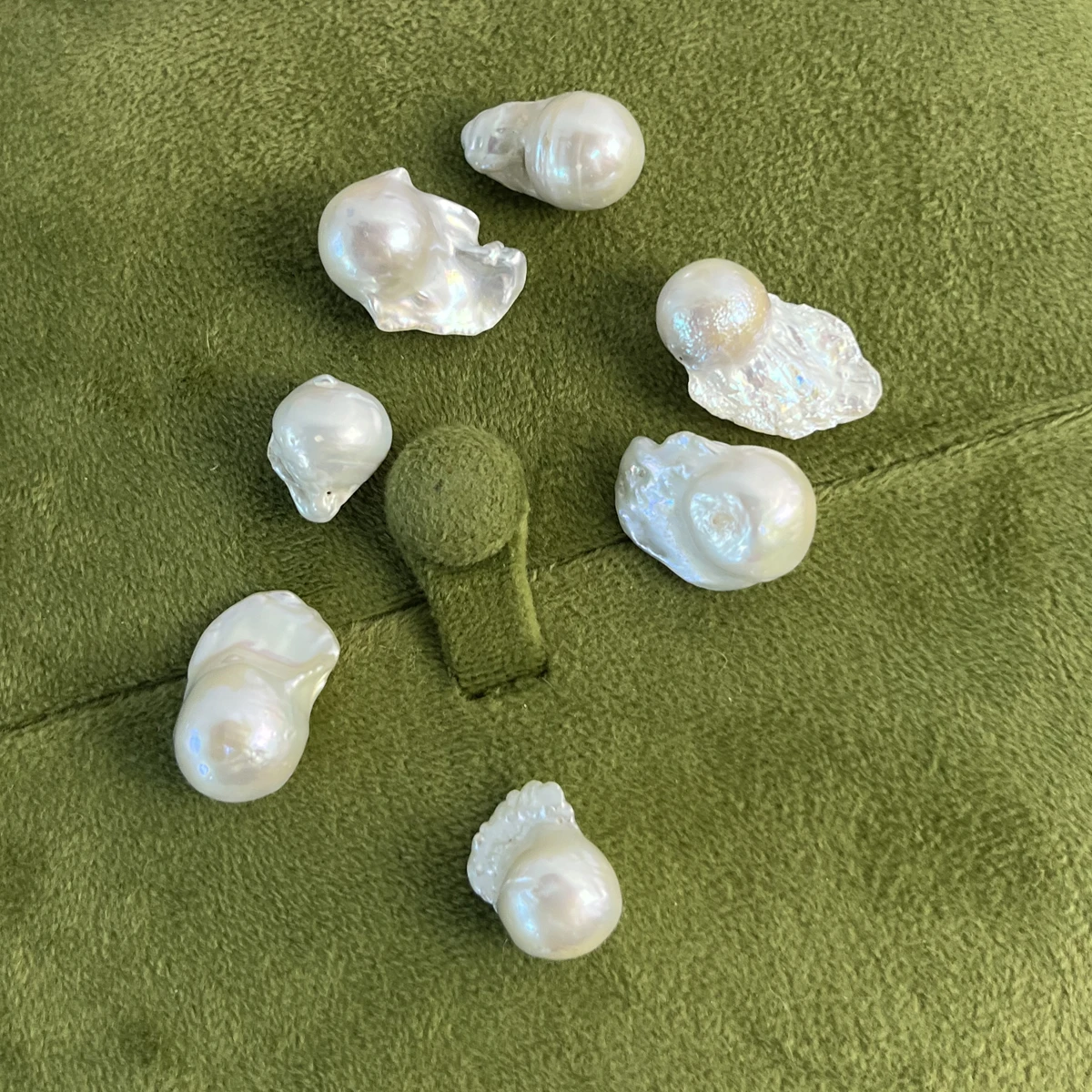 3PCS Fischschwanz Barock Perle Perlen Kein Loch 100% Perle Lose Spacer Perlen für Die Herstellung DIY Jewerly Halskette Armband Großhandel