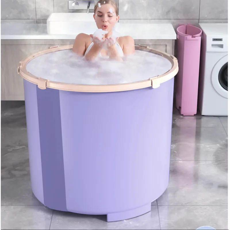 Thickened Folding Adult Multipurpose Bathtub No Installation Required Stable and Sturdy Swimming Pool for Adults