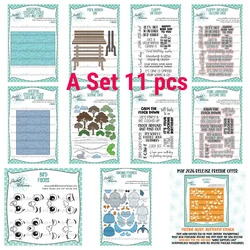 Wild Valentine Gnome Metal Cutting Dies & Stamps for DIY Scrapbooking and Crafting (M8146 - M8153 - A Set 11)