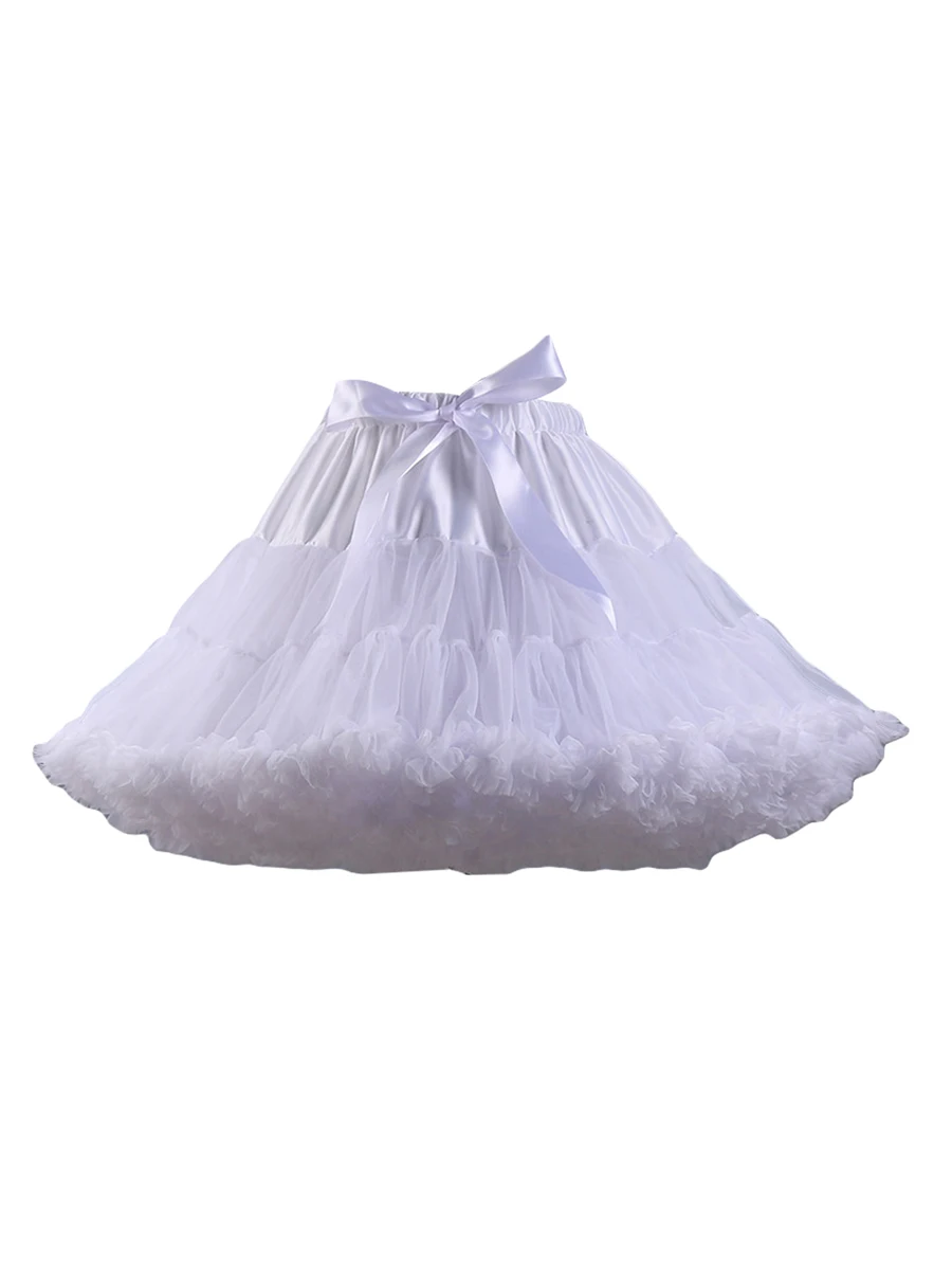 

Alyweatry Women Tulle Tutu mini Skirt Layered Ballet Dance Elastic Skir Lady 80 s Tutu Skirt Cosplay Party Club