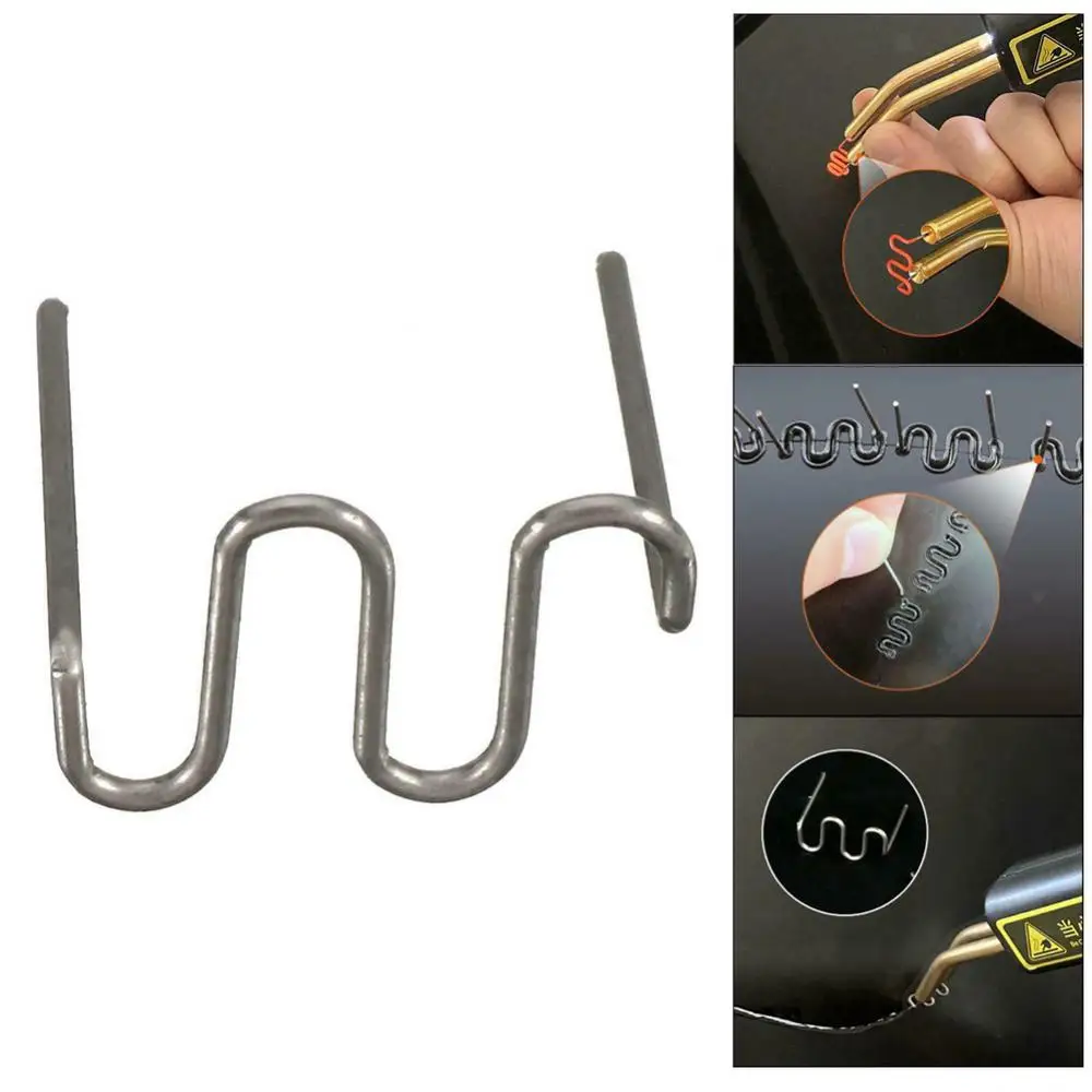 Set Hot Nietmachine Nietjes Voor Plastic Lasser Plastic Reparatie Standaard Voorgesneden Golf Nietjes Lassen Bumper Auto Bumper Reparatie