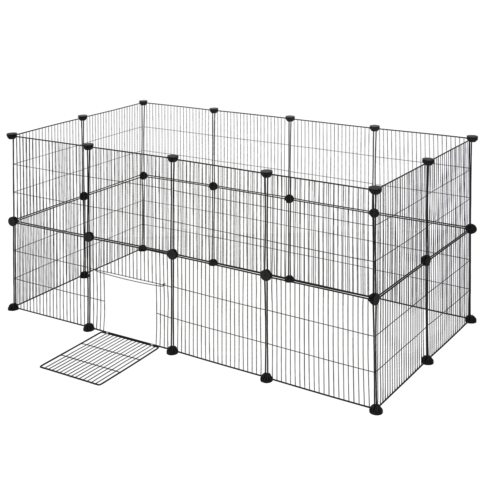 Diy Pet Fences Dog Cage Foldable Sleeping Playing Kennel House For