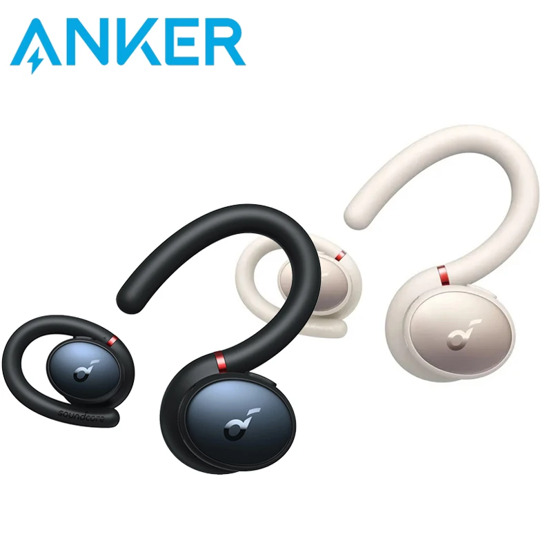 Original Anker Soundcore Sport X10 Bluetooth 5.2 Headphones Sports Rotating  Ear Hooks Deep Bass IPX7 Waterproof Sport Earbuds