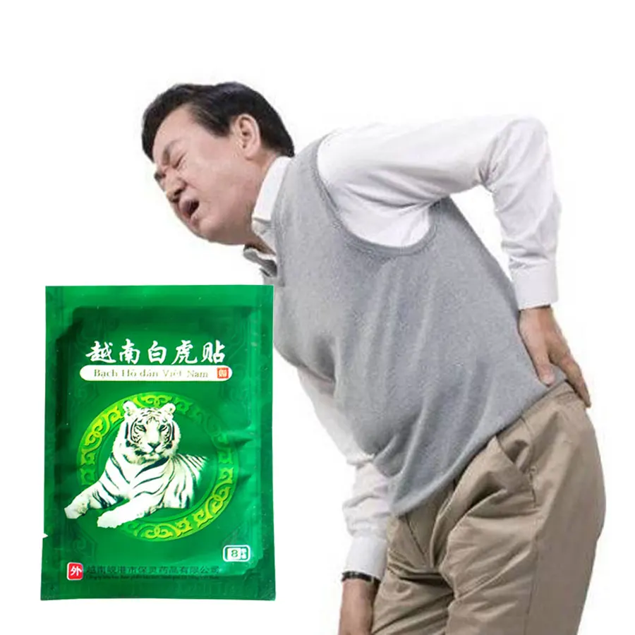 

2023 New 24Pcs/3Bags Medical Plasters Analgesic Vietnam White Tiger Patch for Foot/Muscle/Back/Neck Waist Pain Arthralgia