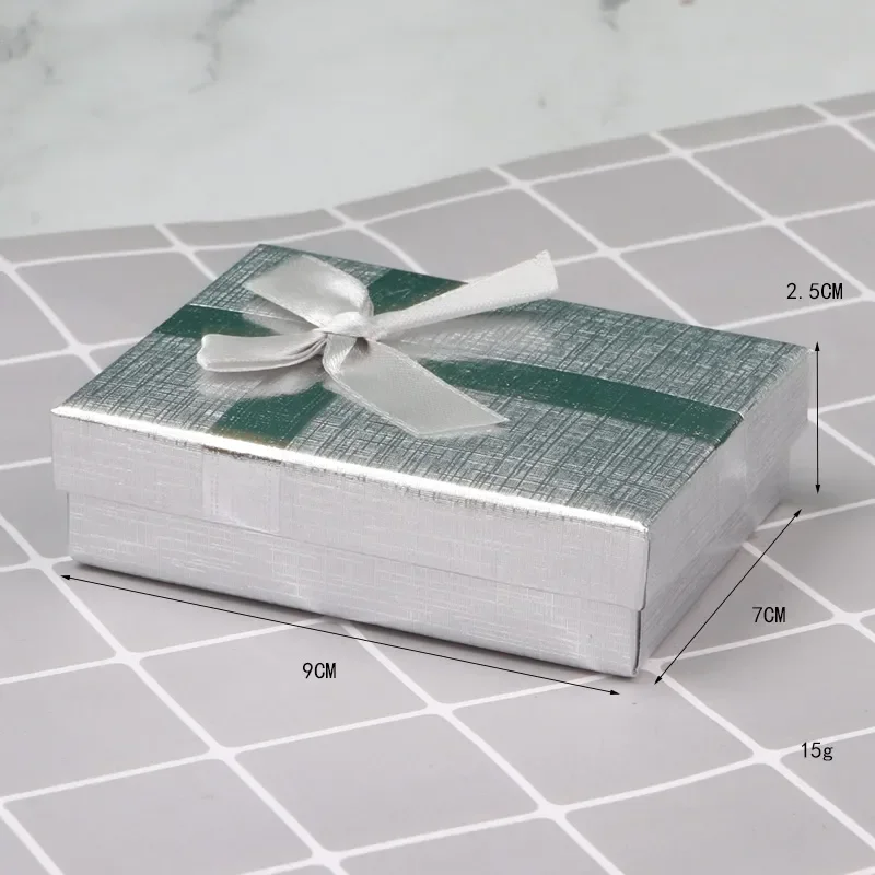 Velvet Metal Necklace Holder and Cardboard Jewelry Gift Box with Butterfly Bow – Sponge... - SKU VMNH1054 - UGI Packaging