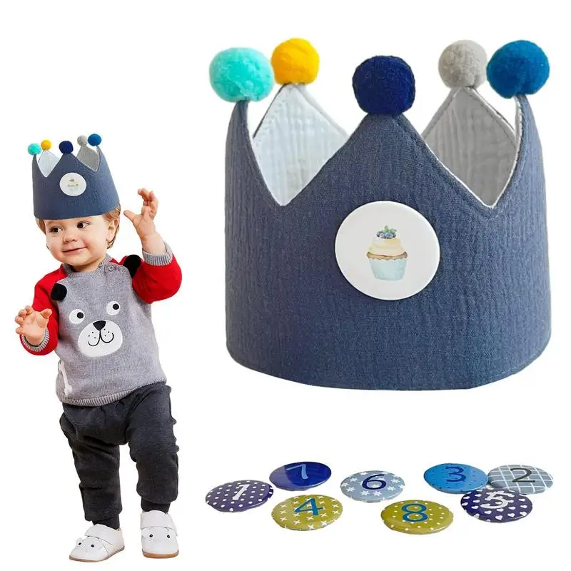 

Birthday Crowns For Kids Classroom Cute Kids Felt Birthday Crowns Fashionable Birthday Hats With Eight Numbers Photo Props For
