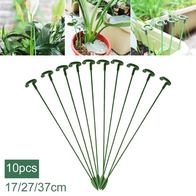 10 Darabos Pillangók Orchidea Zamatos Virágállvány Tartó Cserepes Rúd Kerti Készletek Növények Szár Hegymászás Rögzített Támogató - Image 2