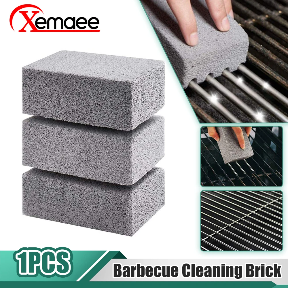 1PC Grill Cleaning Bricks Grills Kitchen Stove Cleaning Brushes Degrease Rust Cleaning Tools Kitchen Picnic outdoors Accessories