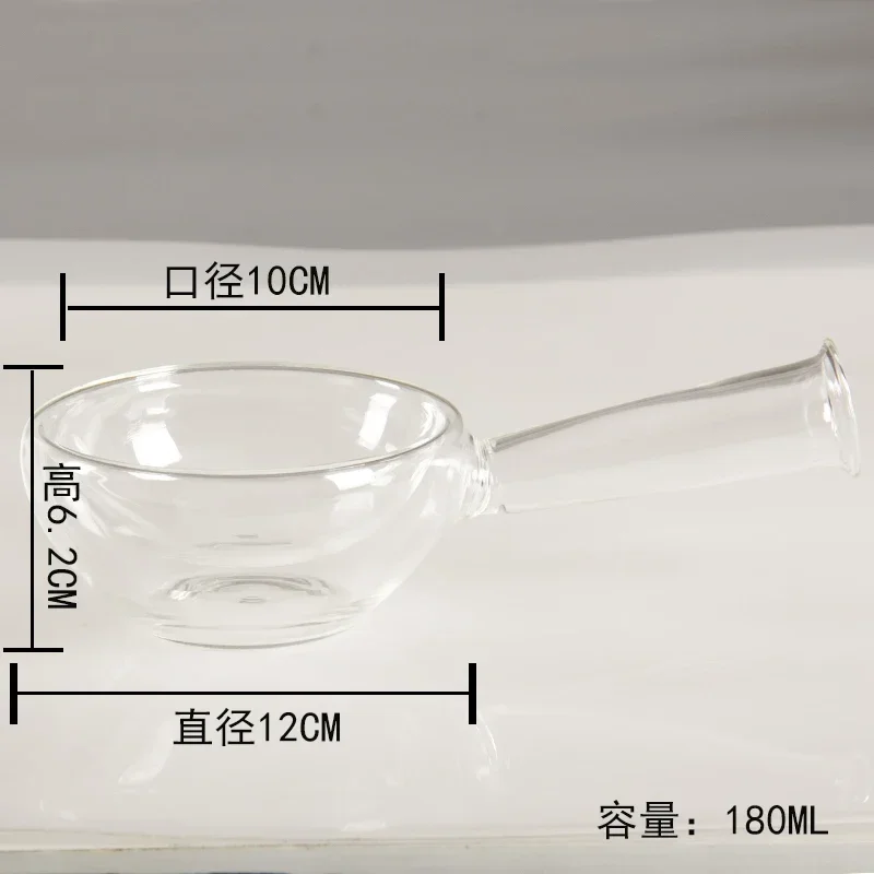 레스토랑 식기 드라이 아이스 투명 유리 식기, 분자 요리, 주방 과일 샐러드 식기