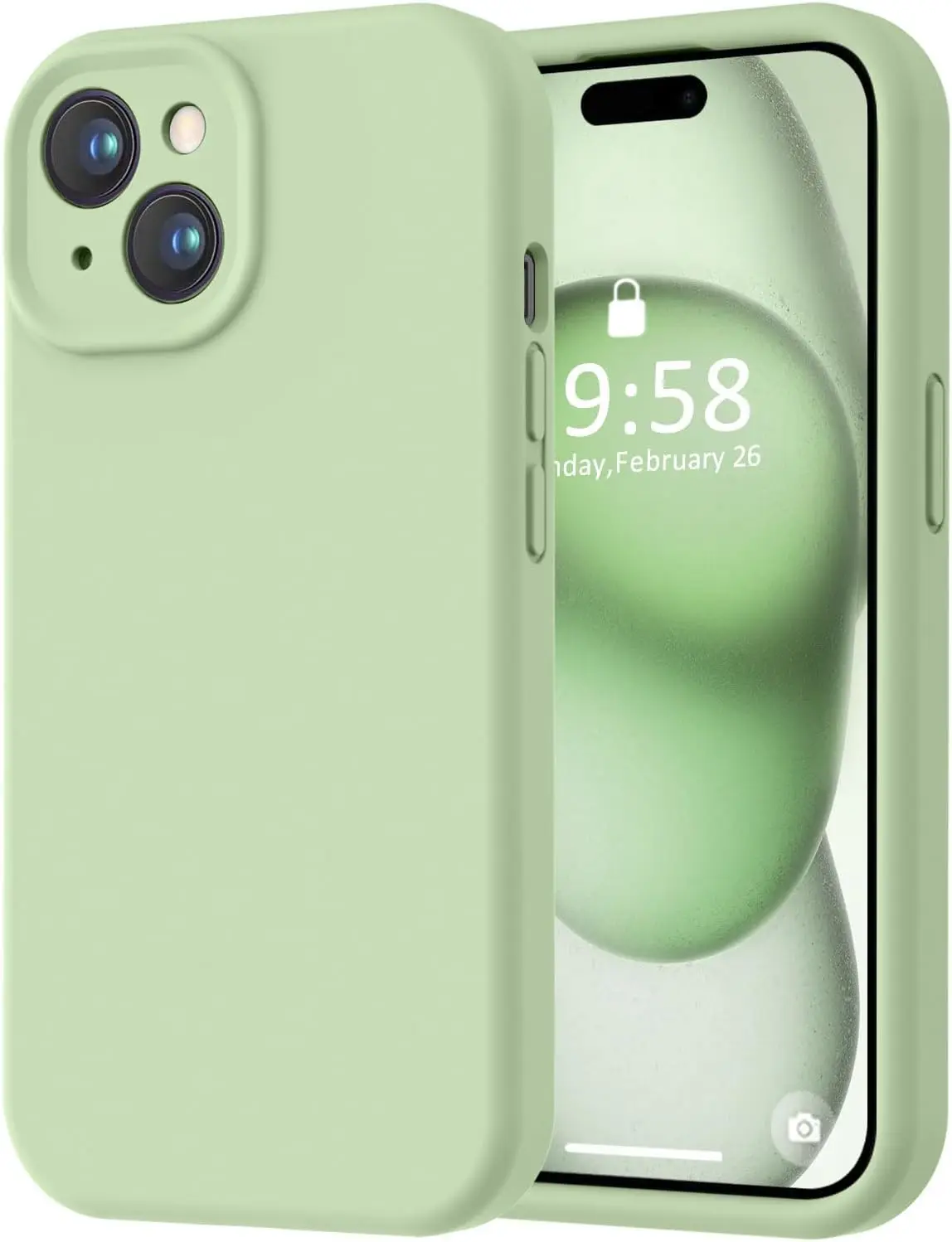 Premium Full Body Protective Phone Case - Liquid Silicone with Soft Microfiber Lining and Shockproof Design