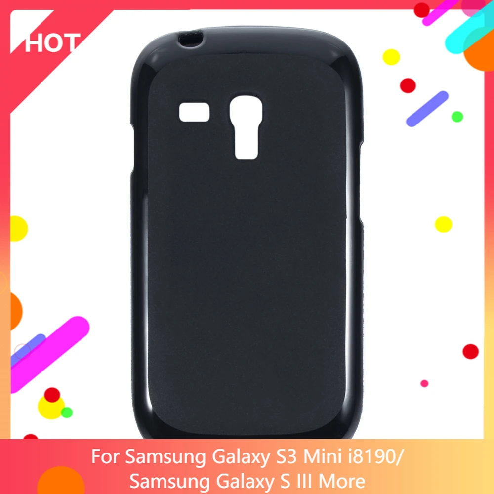 Funda trasera de silicona para Galaxy S3 Mini i8190, carcasa trasera de suave mate para Samsung Galaxy S III más, funda de teléfono delgada a de golpes|Fundas antigolpes para