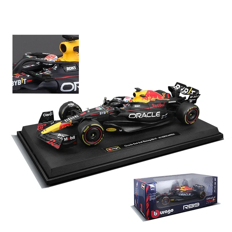 

Модель Bburago 1:18 F1 регулярная версия 2023 Red Bull Racing RB19 #1 Verstappen #11 Перес формула автомобиля из сплава литой игрушки