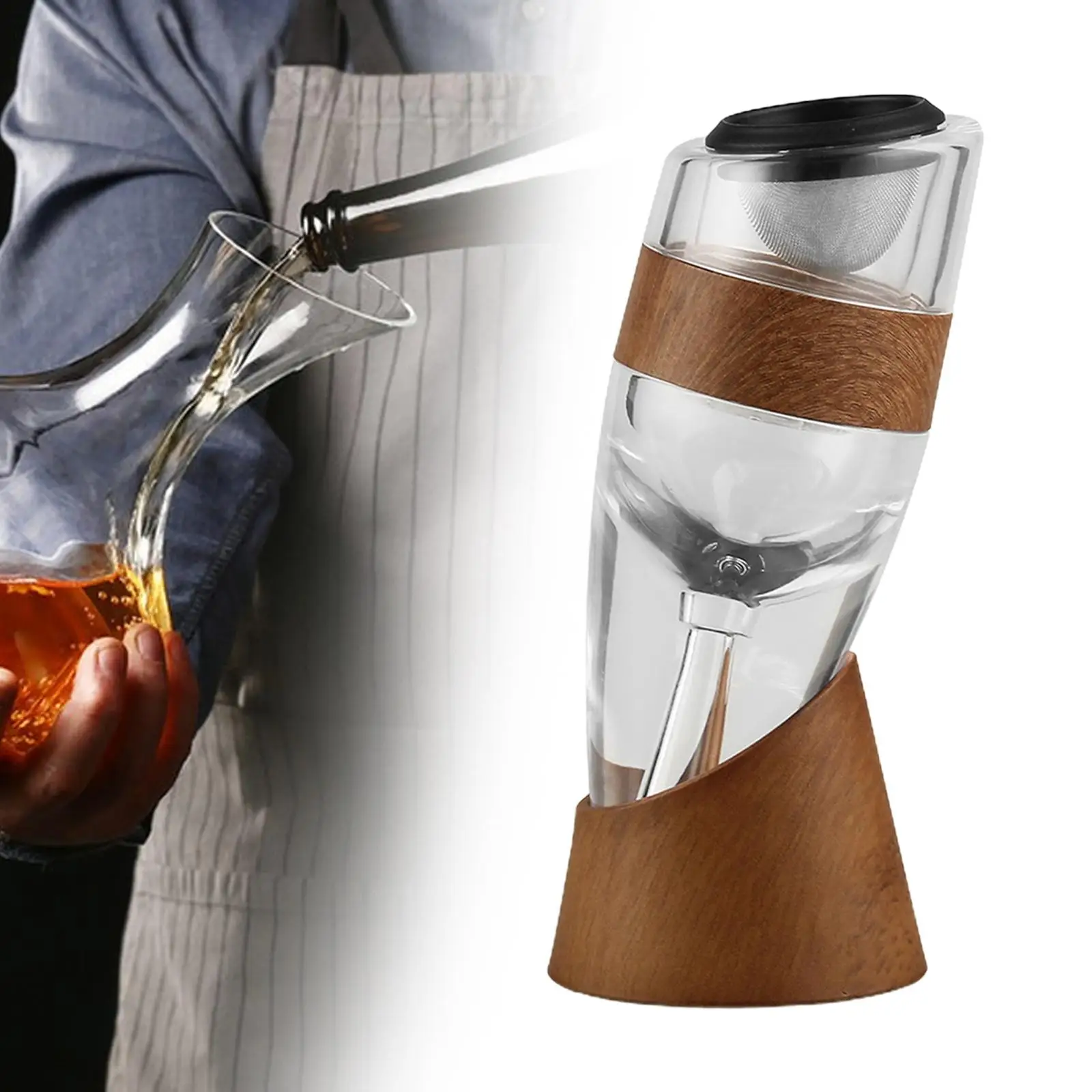 Wine Decanter Whisky Decanter Dispenser for Birthday Anniversary Celebration