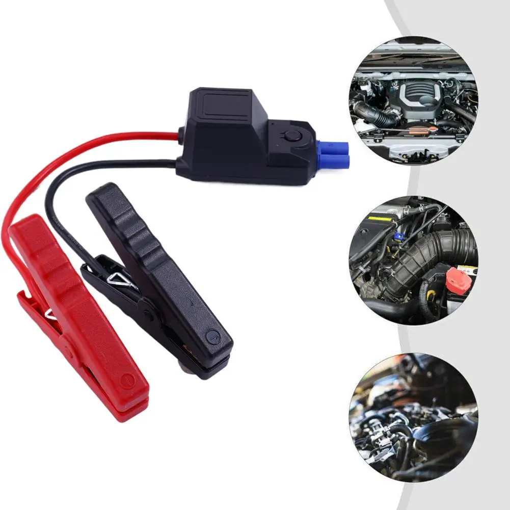 12V Starthilfe-Krokodilklemmen für Auto und LKW, Notfall-Batteriekabel mit EC5-Stecker, Autozubehör – Detail 6