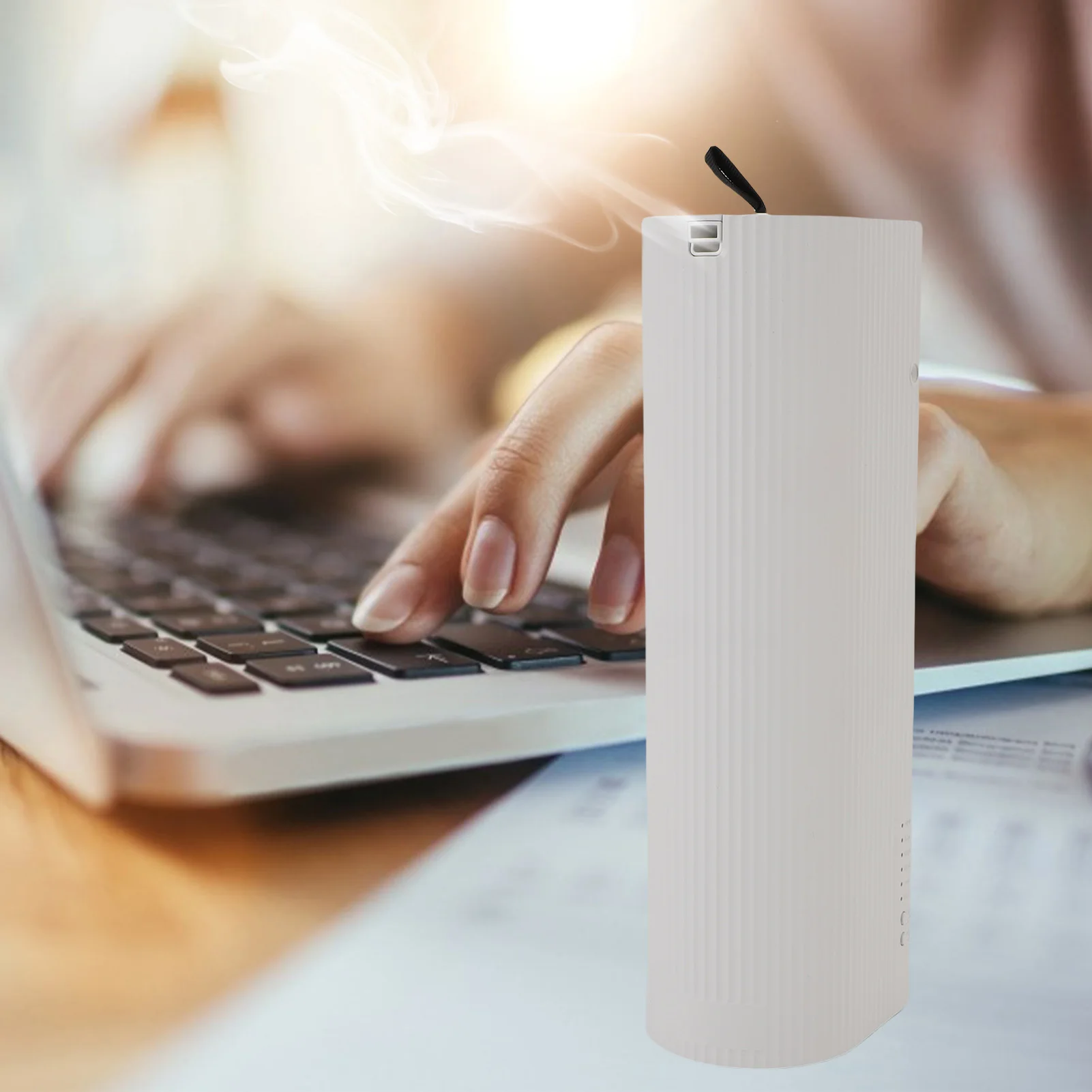 200ML 물이 필요 없는 에센셜 오일 디퓨저 360도 회전 가능한 스마트 향기 공기 기계 아로마테라피 디퓨저(APP 제어 포함)