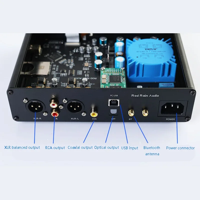 Dual 9038Q2M Digital Music Player Bluetooth 5.1 DSD512 Lossless Decoding HIFI Player PCM384KHz QCC5125 Audiophile Configuration digital audio player