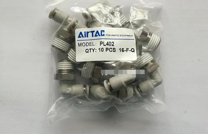 

1Bag/10pcs New AirTAC PL4-02 PL402 Fittings